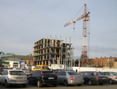 Самострой на Бударина в Омске