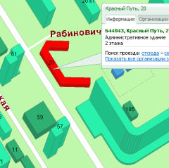 Фрагмент карты (С) ДубльГис