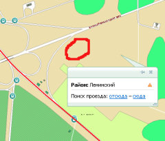 Предполагаемое место расположения Metro в ЛАО Омска