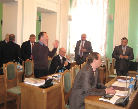 Заседание Омского городского Совета