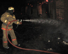 Пожары в Омской области