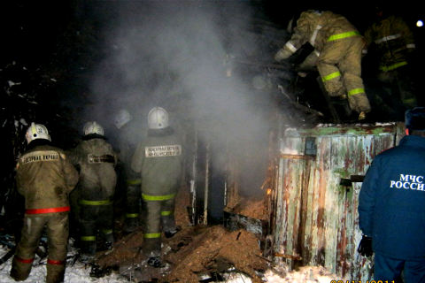 Пожар по улице 3-я Чередовая 