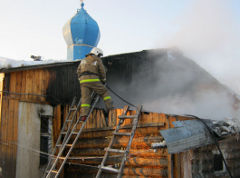 Пожар в Храме иконы Божьей Матери