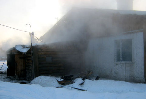Пожар в Храме иконы Божьей Матери
