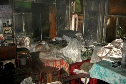 Пожар в деревне Инсарка Омской области 26.01.2012 Пожар в деревне Инсарка Омской области 26.01.2012