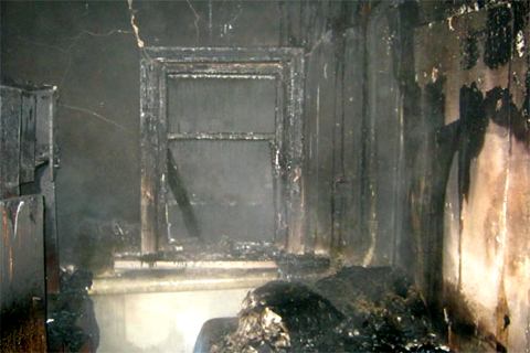 Пожар в деревне Инсарка Омской области 26.01.2012 Пожар в деревне Инсарка Омской области 26.01.2012