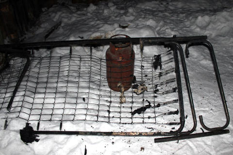 Пожар в Марьяновке