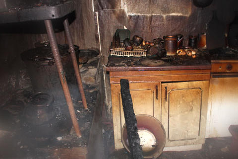 Пожар в Марьяновке