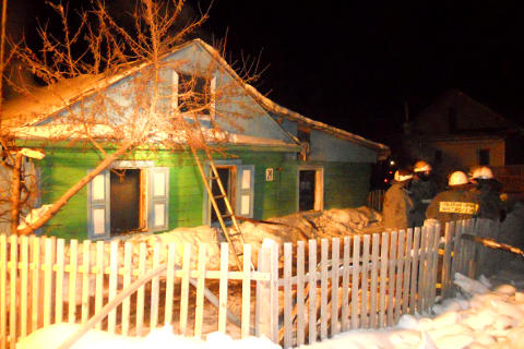 Пожар по улице Урицкого