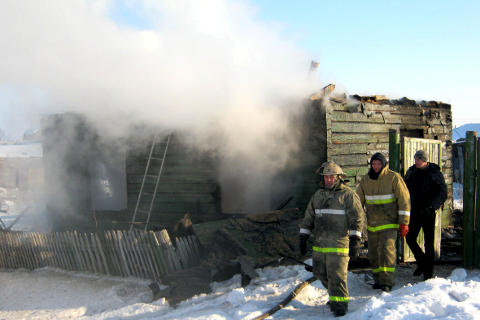 Пожар в Называевском районе Пожар в Называевском районе