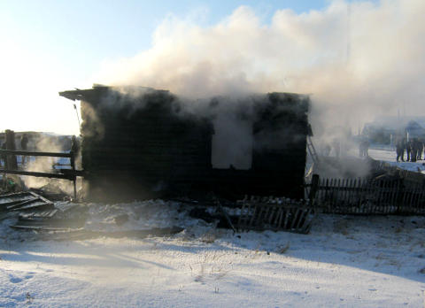 Пожар в Называевском районе Пожар в Называевском районе