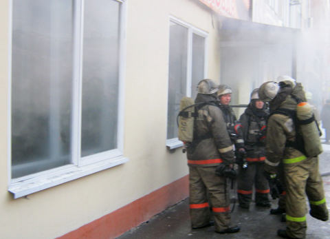 Пожар в Омске