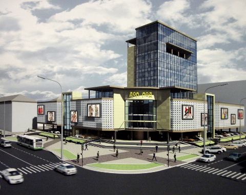 Эскиз реконструкции дома быта "На Герцена"