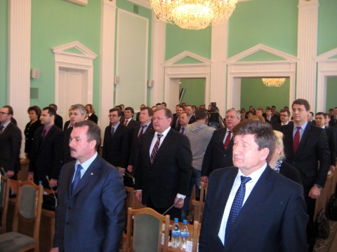 Первое заседание депутатов омского Горсовета пятого созыва 16.03.2012