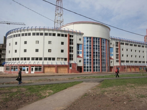 Многоэтажный гараж на ул. Волховстроя в Омске