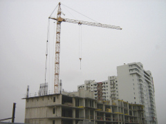 Строительство жилого квартала по улице Конева в Омске