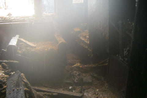 Пожар в частном доме по улице 7-я Амурская