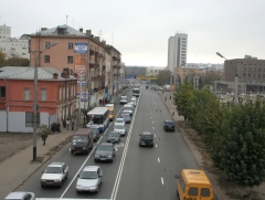 Движение транспорта в Омске