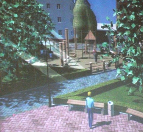 Видеоролик: благоустроенное водоема по улице 12 Декабря