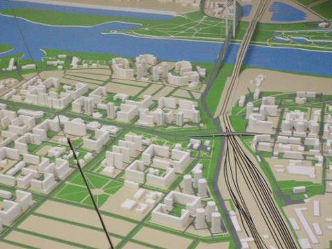 Макет планировки территорий Старого Кировска в Омске