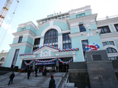 Железнодорожный вокзал в Омске