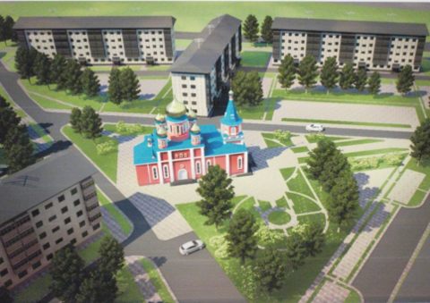 Эских благойстройства территории по улице Гуртьева