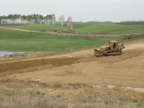 Строительство дорог в "Александровской усадьбе"