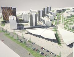 Эскиз застройки квартала по Черлакскому тракту