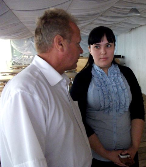 Иван Седлик с Александрой Носковой