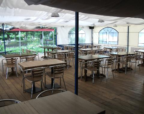 Летняя веранда при трактике "Елки-палки"