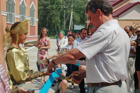 Открытие аквапарка в Чернолучье