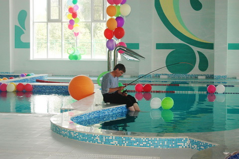 Открытие аквапарка в Чернолучье