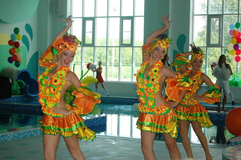 Открытие аквапарка в Чернолучье