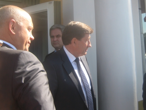 Вячеслав Двораковский и Виктор Назаров прибыли на мероприятие