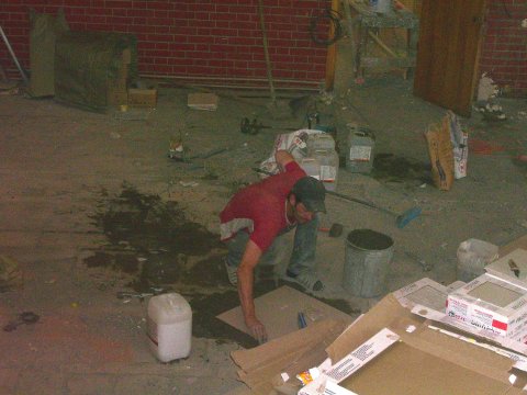 Ремонт в кафе "Сытная площадь"