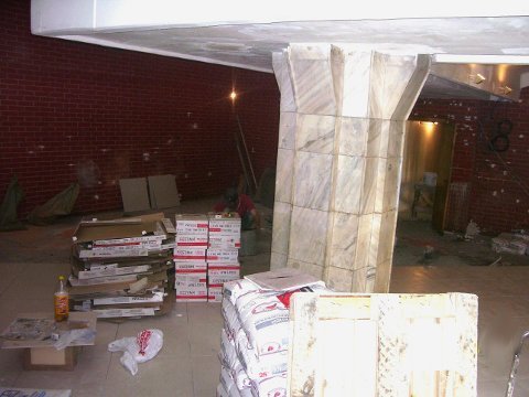 Ремонт в кафе "Сытная площадь"