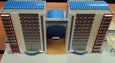 Макет Дома предпринимателя в Омске