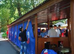 Демонтаж летнего кафе "Сирена"