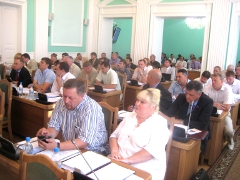 На заседании Омского городского Совета