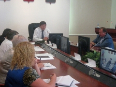 Аппаратное совещание в мэрии Омска