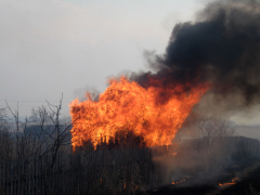 Пожары в Омске