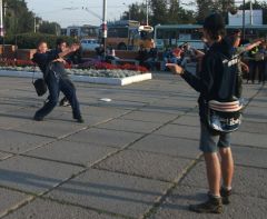 Флешмоб "Перестрелка" 30 августа 2012 года