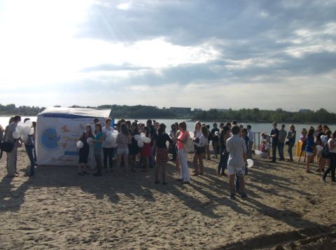 Благотворительная акция в  Омске "Полет мечты"