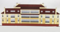 Эскиз трехэтажного дома ООО "Строймир"