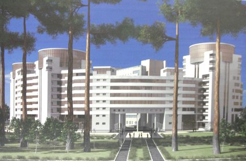 Эскиз гостиницы по Красному Пути в Омске