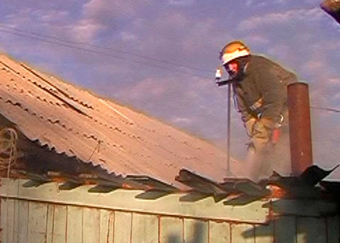 Пожар в частном секторе Омска Пожар в частном секторе Омска