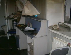 Пожар в парикамахесркой по улице Круговая в Омске