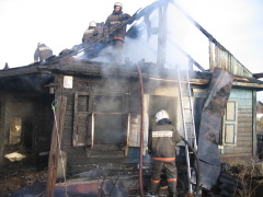 Пожары в Омске