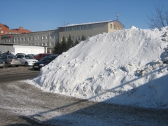 Снег в Омске