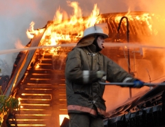 Пожары в Омске